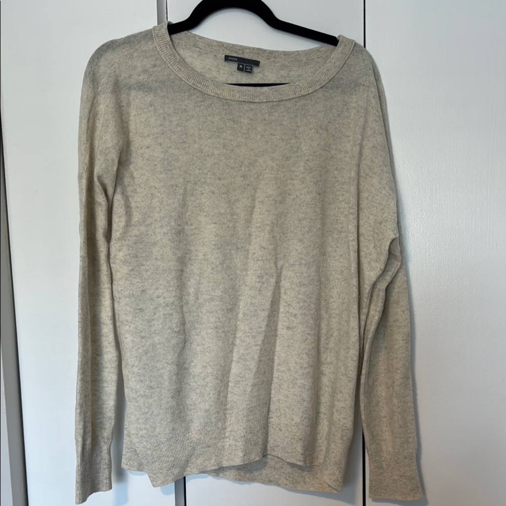 Vince Light Beige Knit Sweater